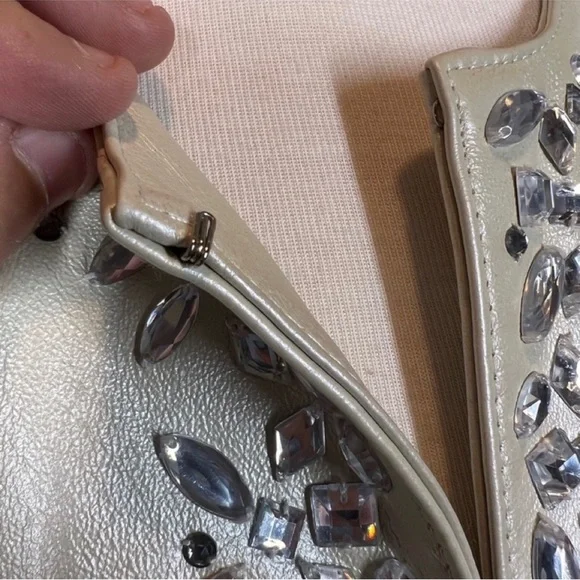 EUC Bradley Bayou Embellished Leather Jacket - Picture 5 of 9